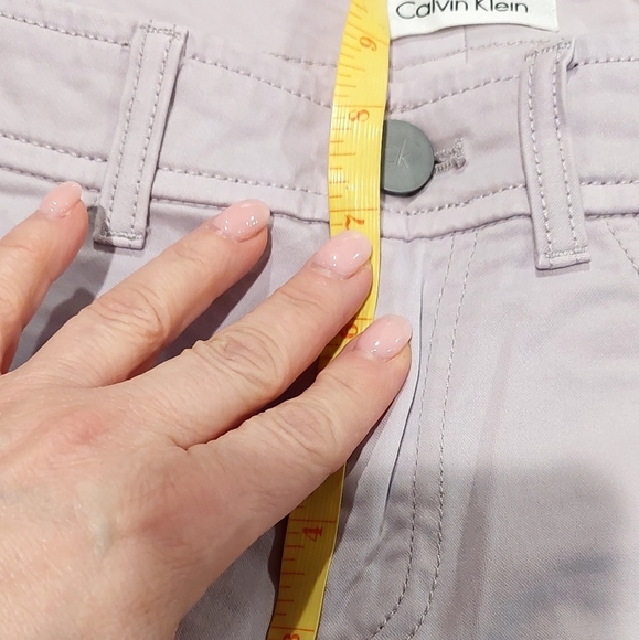 Calvin Klein Women's Size 4 Pants Chino Pant Light Lilac - Picture 9 of 10